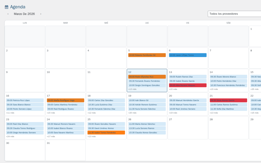 Gestión de Citas para WordPress