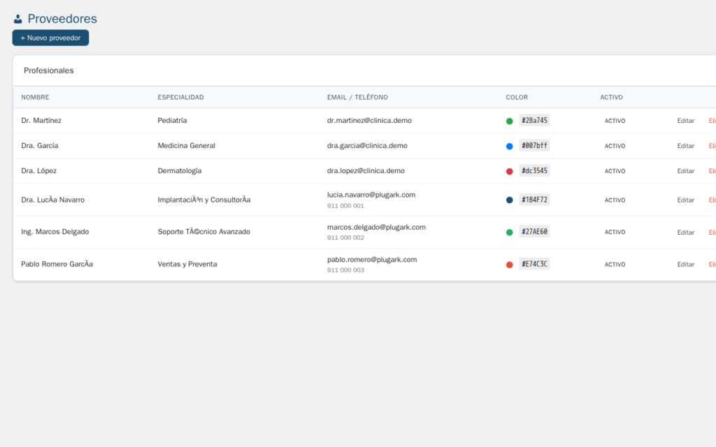 Gestión de Citas para WordPress