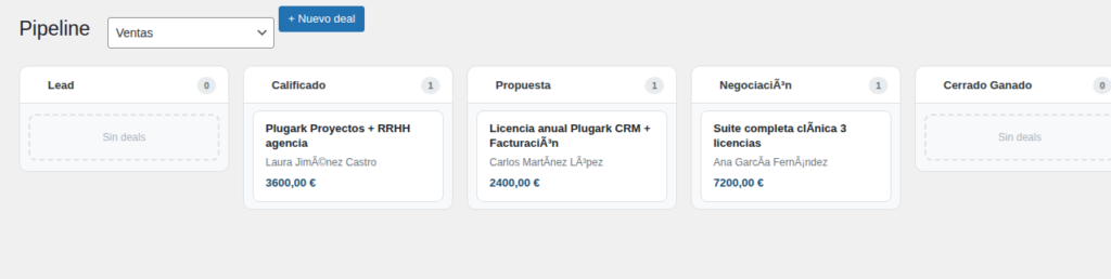 CRM para WordPress — Gestiona tus Clientes