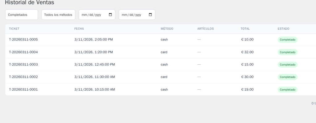 TPV (Punto de Venta) para WordPress