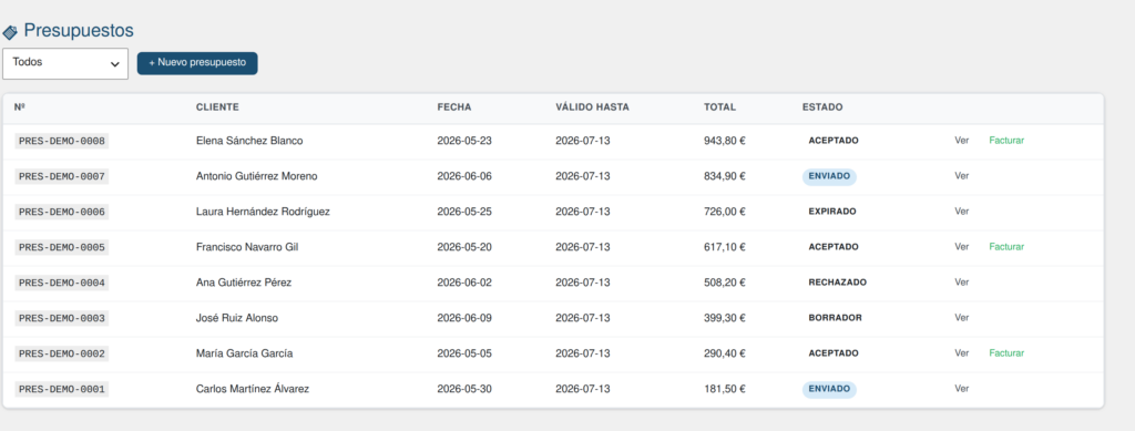 Captura de Facturación para WordPress — Cumplimiento Fiscal España